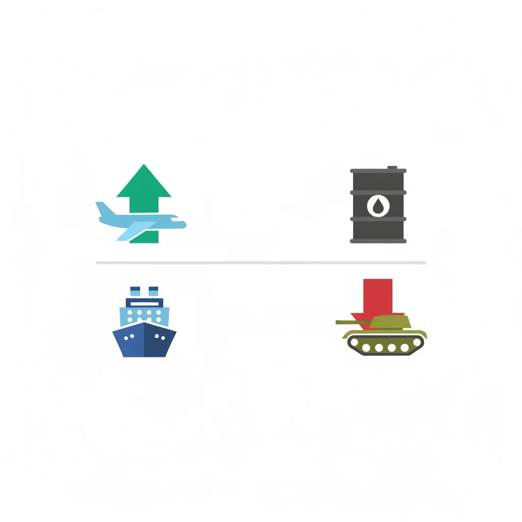 Ceasefire stock market winners and losers by sector